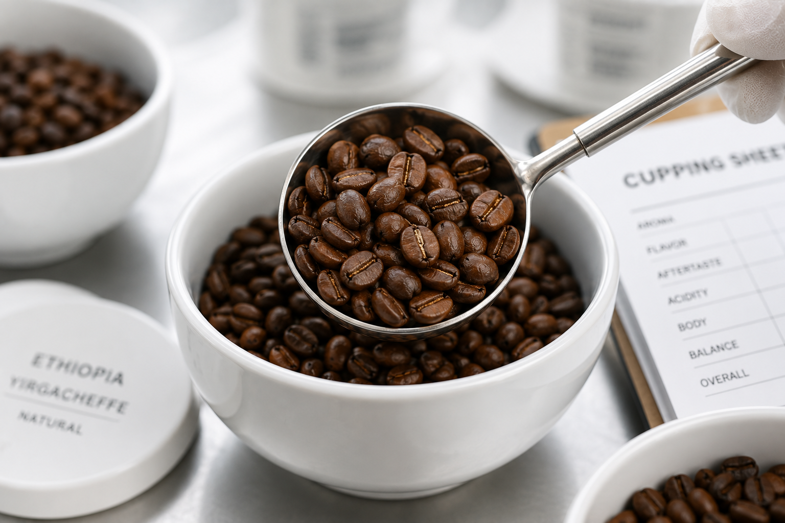 Contact Us Specialty Coffee Cupping and Sample Evaluation - Pure Batch Dubai