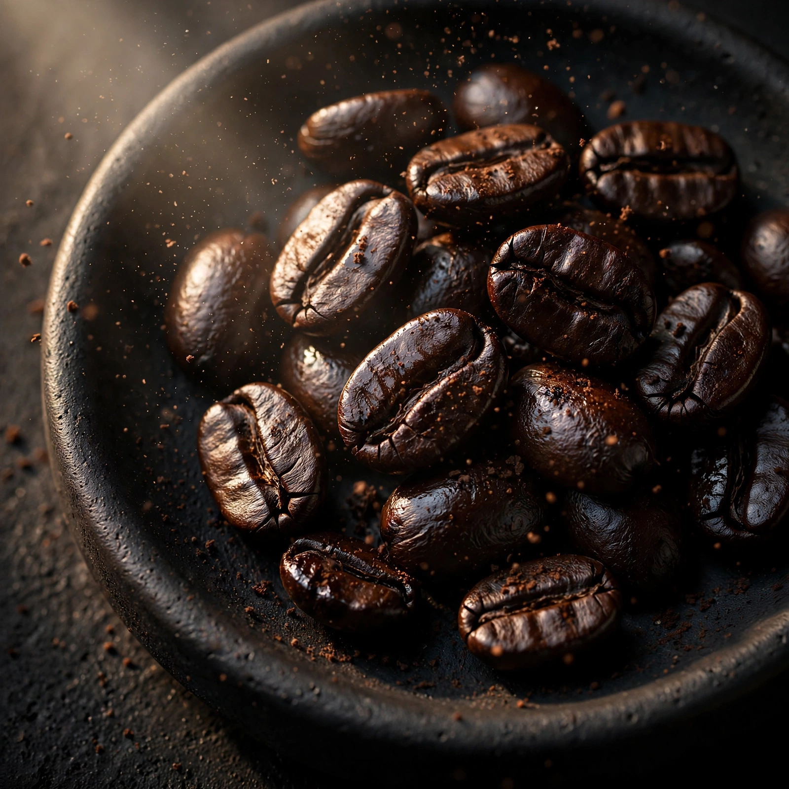 Contact Us Coffee Bean Texture and Roasting Spotlight - Pure Batch UAE